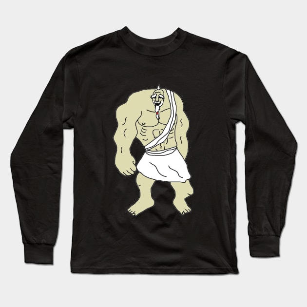 Zeus muscle form Long Sleeve T-Shirt by FusionDiabolos